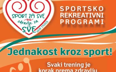 Kampanja Grada Zagreba „SPORT za sve = ZDRAVLJE za sve“